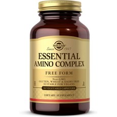 Solgar Essential Amino Complex 솔가 에센셜 아미노 컴플렉스 90베지캡슐, 90정, 1개