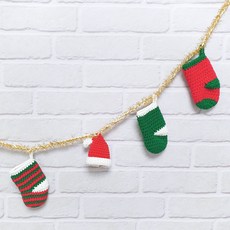 뜨개질모자장식