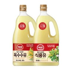 올따옴식용유세트 해표 옥수수유1.8L 1입+식용유1.8L 1입, 3.6L, 4세트