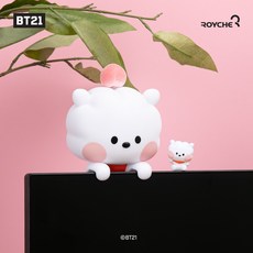 BT21 미니니 모니터걸이 모니터걸이형 네비게이션 사무실 모니터 피규어 차량용 방향제, 알제이(RJ), 1개