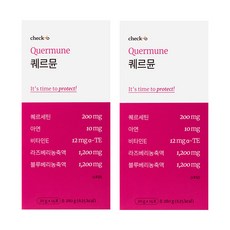 체크오 퀘르뮨 퀘르세틴 아연 비타민E 어린이 키즈 환절기 젤리, 2박스, 14회분