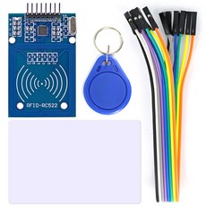 OPENSMART RC522 RFID 카드 리더 모듈 키트 아두이노용 S50 및 키체인 8P 케이블 포함, 1개