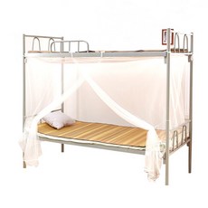 흰색 코너 포스트 침대 캐노피 야외 캠핑 모기장 곤충 텐트 보호 침실 그물, [01] White, [03] 150cm Mosquito Net