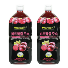 파모빗 저온 착즙 레드비트즙 주스 100% 1000ml, 2개