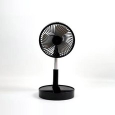 조절 폐식 탁상용 소형 냉각 서큘레이터 미니 휴대용 가전 전기 기숙사 충전 팬 야외 FAN 캠핑 접이식 선풍기, 7200mAh-Black, 1개