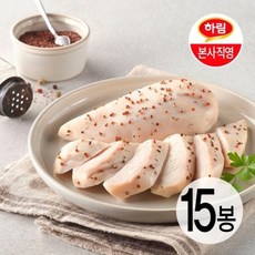 하림 [하림 본사직영] 하림이닭 닭가슴살 퀴노아페퍼 115g 15팩, 15개