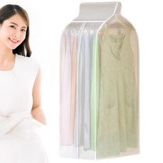 모리의집 옷 덮개 비닐 행거 커버 (드레스룸 옷장 먼지방지 대형 가리개 커튼), 1매입, 1개