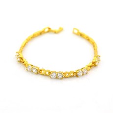 순금큐빅팔찌