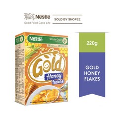 네슬레 아침식사 홀그레인 통곡물 허니 골드 시리얼 NESTLE GOLD Honey Flakes Cereal, 220g