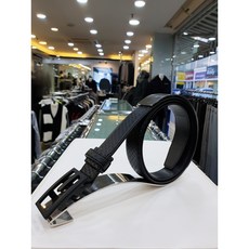 지오송지오 ZVS71602 블랙 위빙 패턴 소가죽 100% 자동 벨트