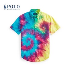 폴로 랄프 로렌 Ralph Lauren 의류 2020 초가을 맞춤 타이 다이 셔츠 12527