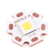 XHP70.3 HI 하이 CRI R9050 45W 3000 루멘 SMD 7070 LED 이미터 Convoy DTP 구리 MCPCB 손전등 DIY 고출력, 5000K M2-50, 2 pieces, no MCPCB, 2개