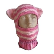 Balaclava Neck Protect 모자 귀여운 토끼/곰 귀에 바람 방풍 모자를위한 겨울 - 토끼바라클라바