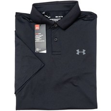 317935 055 언더아머 Heat Gear SS 블랙 셔츠 남자 MD LG XXL Performance Polo