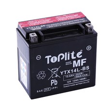 탑라이트 배터리 YTX14L-BS, 1개