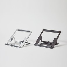 파우트 휴대용 접이식 알루미늄 노트북 거치대 태블릿 EYES3 ANGLE, 그레이, 1개