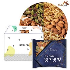 하루견과 잇츠넛 진 50봉 선물세트, 50개, 25g