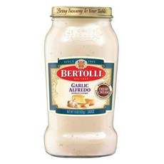 베르톨리 5692988639 Bertolli 숙성 파마산 치즈가 들어간 마늘 알프레도 소스 신선한 크림과 리얼 버터로 만든 정통 토스카나 스타일 파스타 425.2g(15온스)