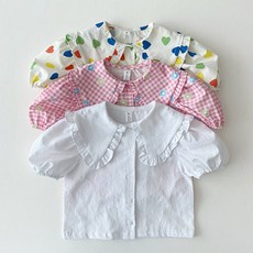 미니달콩 유아동 데일리 썸머 카라 블랑