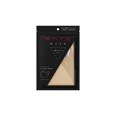 KATE 케이트 작은 얼굴 실루엣 마스크 라이트베이지 세탁하여 반복 사용할 수 있다 귀가 잘 아프지 않다 흡수 속건 입체 마스크 형상 보통 사이즈 2매, 1개