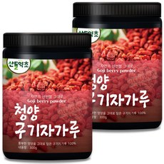 국내 청양 구기자 가루 300g 구기자차 구기자분말, 2개