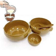 레트로 추억의 막걸리잔 멜라민 동동주잔 표주박 항아리단지 잔, 1개