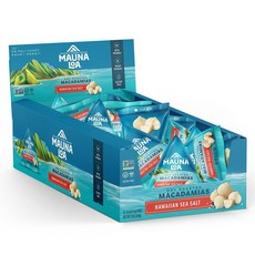 Mauna loa 마우나로아 하와이안 씨 솔트 소금 로스트 마카다미아 넛 24개입 340g, 1개