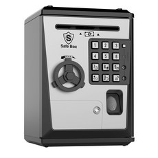 장난감 돼지 저금통 안전한 상자 지문 ATM 은행 ATM 기계 아이를위한 돈 동전 저축 은행, 상세페이지 참조, 상세페이지 참조, 상세페이지 참조