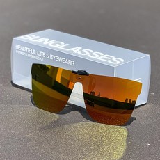 스타일호른 필 선글라스 클립 안경 위에 쓰는 탈부착 편광선글라스