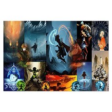 Avatar The Last Airbender Posters Cartoon Pictures Canvas Painting (Avatar 1 40x60cmx1pcNo Frame), Avatar 1, 40x60cmx1pcNo Frame