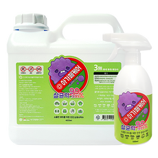 아가페케어 뿌리는 살균소독제 4L+500ml, 4000ml+500ml