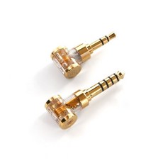 ddHiFi DJ35AG/DJ44AG 2.5mm 암컷 ~ 3.5mm / 4.4mm 수컷 오디오 어댑터, DJ35AG and DJ44AG, 1개, DJ35AG and DJ44AG