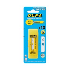올파 SK-7용 커터날 SKB-7 10B 안전커터칼날 커터칼날 OLFA, 1개