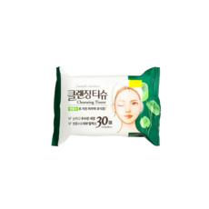병풀 클렌징티슈 30매, 기본선택, 1개