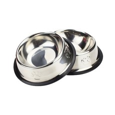 강아지 스텐 스타일 식기 16oz 1P 밥그릇 물그 mgs*4280vL, 1개