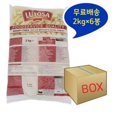 루토사 감자튀김 줄무늬감자 2kgX6봉, 6개, 2kg