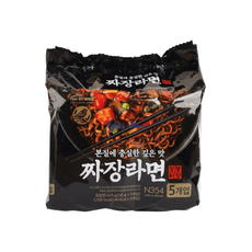 노브랜드 짜장라면 135g 5봉 8개입(1박스), 40개