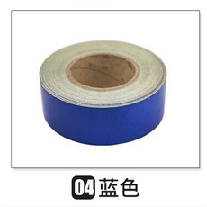 쇼핑홀릭 자동차스티커 화물차 자동차흠집 경고 테이프 격자 권막 반사, 5CM /블루 /30메터