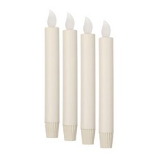 이케아 유산데 LED촛불 배터리식 4P 내추럴 2.5x20cm