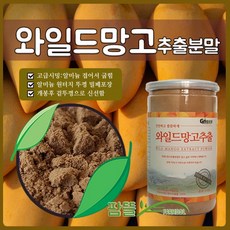 와일드망고 추출분말 450g 1kg 밀폐용기포장 위생지퍼팩포장, 1통