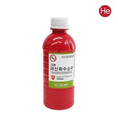 He 그린 과산화수소 250mL 상처소독 살균소독 소독 살균 상처 과산화수소수 세정 세척 의료용, 1통