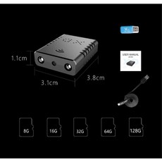 WiFi 와이파이 Live 실시간 초소형 CCTV 카메라 보안 감시 소형 카메라 모션 움직임 녹화 자동 야간모드 투시경 비디오 캠코더