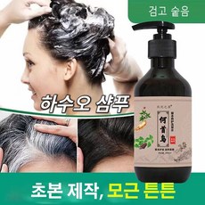 샴푸 하수오 샴푸 탈모 샴푸 두피케어 허벌 에센셜 샴푸 탈모 기능성샴푸 300ml*2P/4P/6P, 300ml, 6P, 300ml