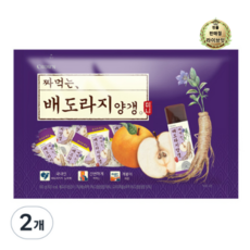 크라운 짜먹는 배도라지 양갱, 680g, 2개