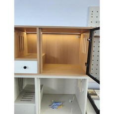 고양이 원목화장실 특대형 쓰레기 대형 반밀폐형 사막화방지 배변통 냄새방지 모래 반려묘, 라이트호두