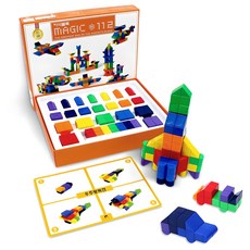 MAGIC CUBE 磁鐵積木112塊, 混色