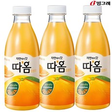 빙그레 따옴 오렌지주스 730ml (3입), 730ml × 3개, 3개