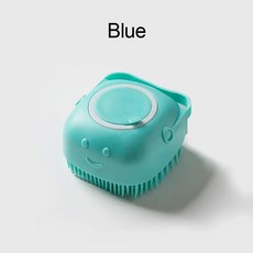강아지 고양이 샤워 목욕솔 브러쉬 부드러운 실리콘 반려동물 샴푸 마사지 목욕 욕실 세척 디펜서 그루밍, 1개
