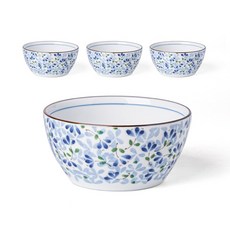 아이린도 일본도자기 공식 백화점 브랜드 대동아 메바에 일본 명품식기, 1개, 메바에 원형팩 (중) 대접세트4p