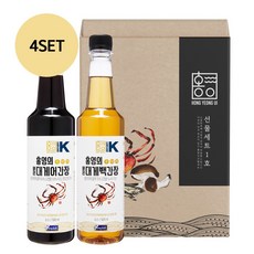 홍영의 선물세트(백간장500ml 어간장500ml) 4세트 추석 감사 인사, 500ml